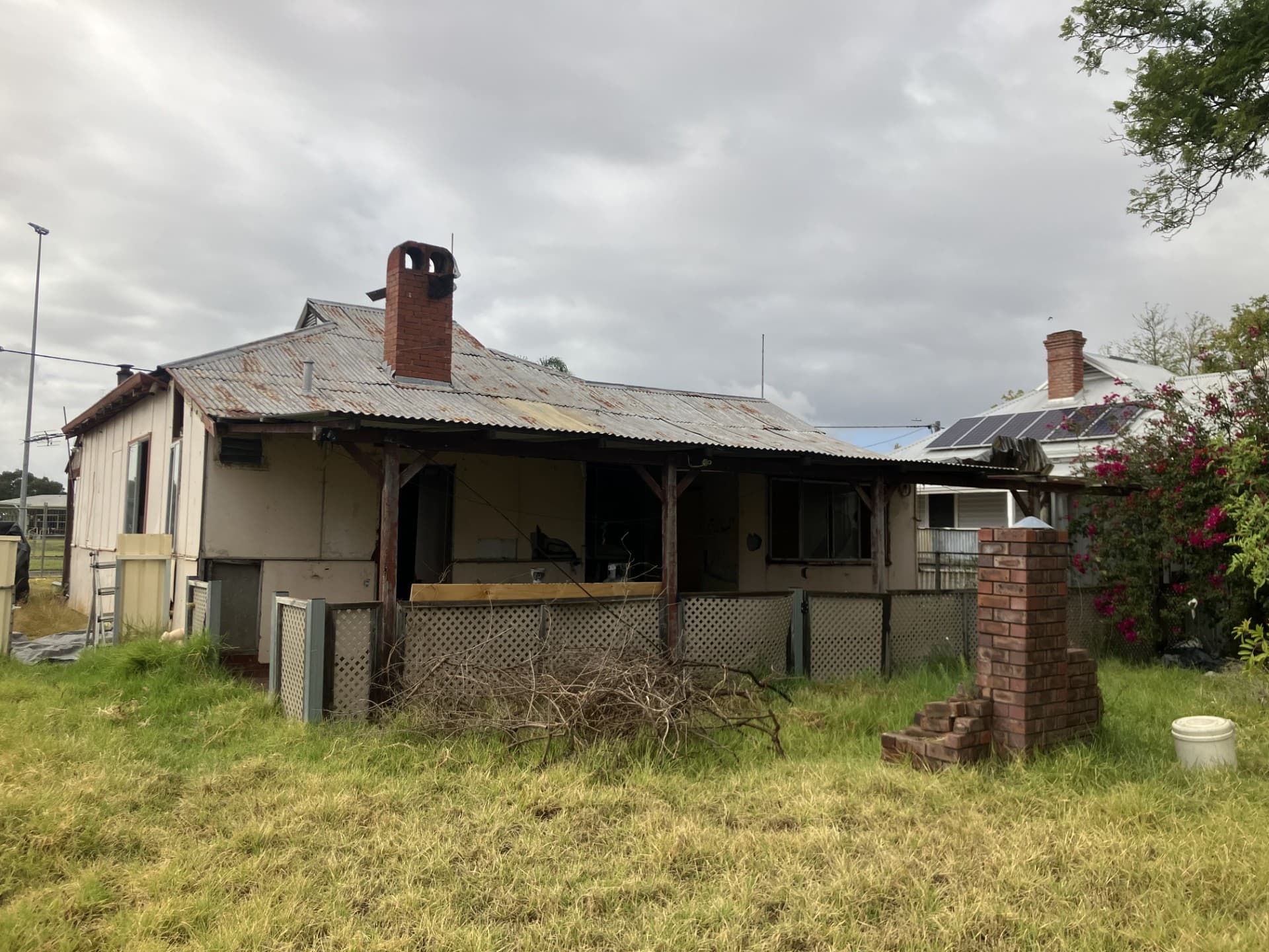 RESIDENTIAL HOUSE DEMOLITION before
